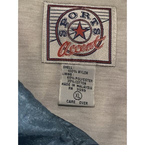 Vintage Sports Accent Cotton Lined Lightweight WindbreakerJacket Floral Size XL - Picture 11 of 12